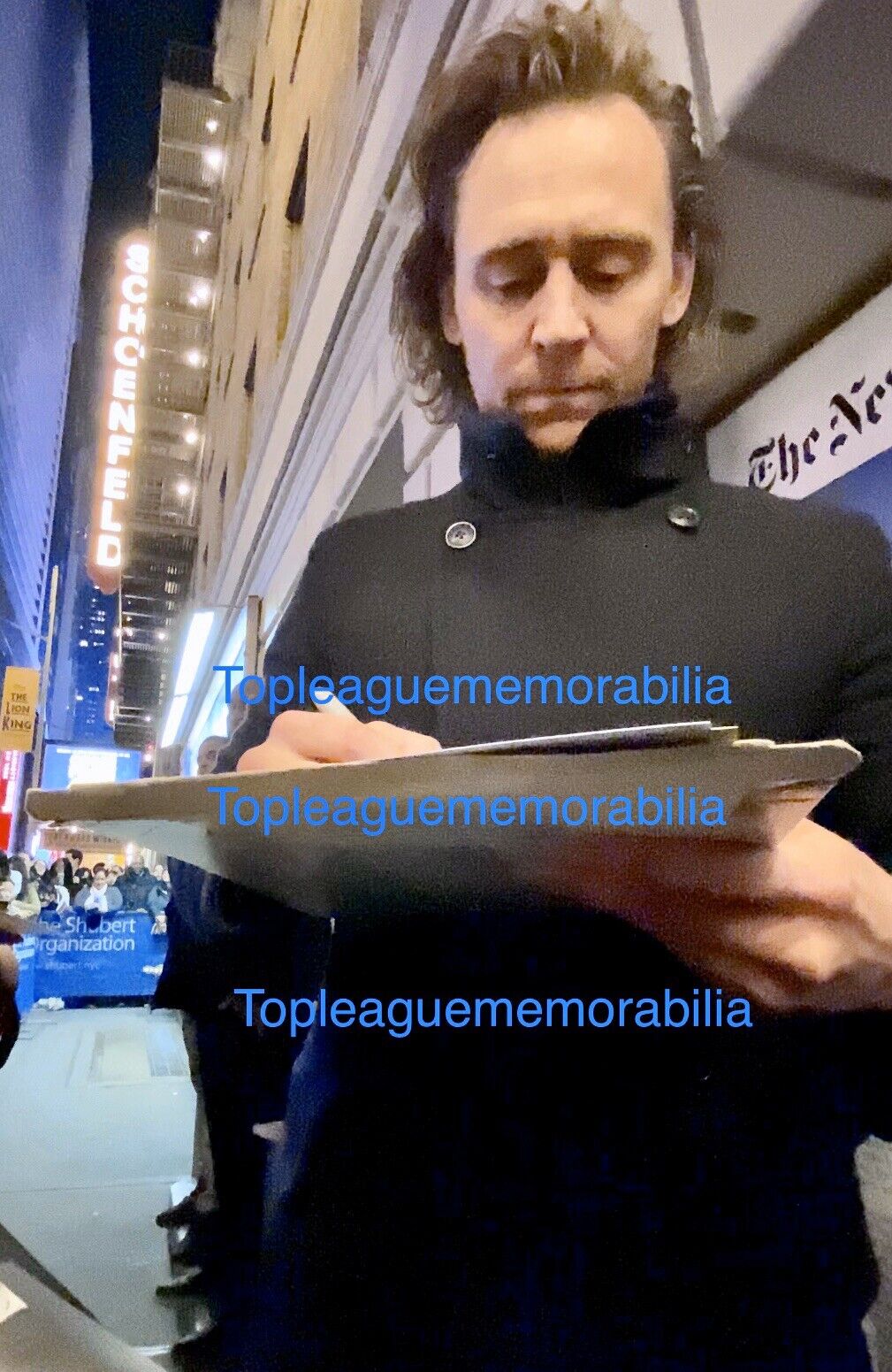 Tom Hiddleston (Loki) Autographed Photo