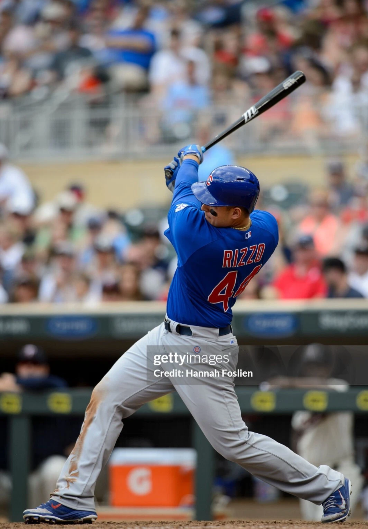 Anthony Rizzo  Autographed Game Used Bat 2015  Uncracked JSA LOA Cubs&Yankees.