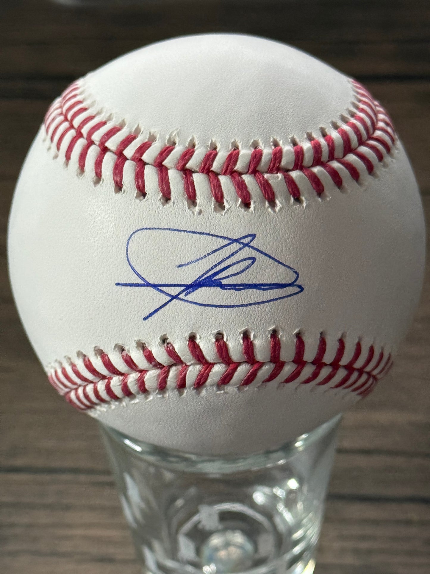 Jasson Domínguez Autographed Baseball ( No certification.)