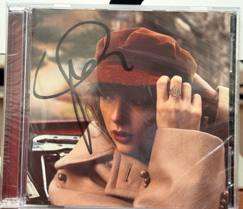 Taylor Swift Autographed RED CD (Taylor'S Version) - Brand New Sealed