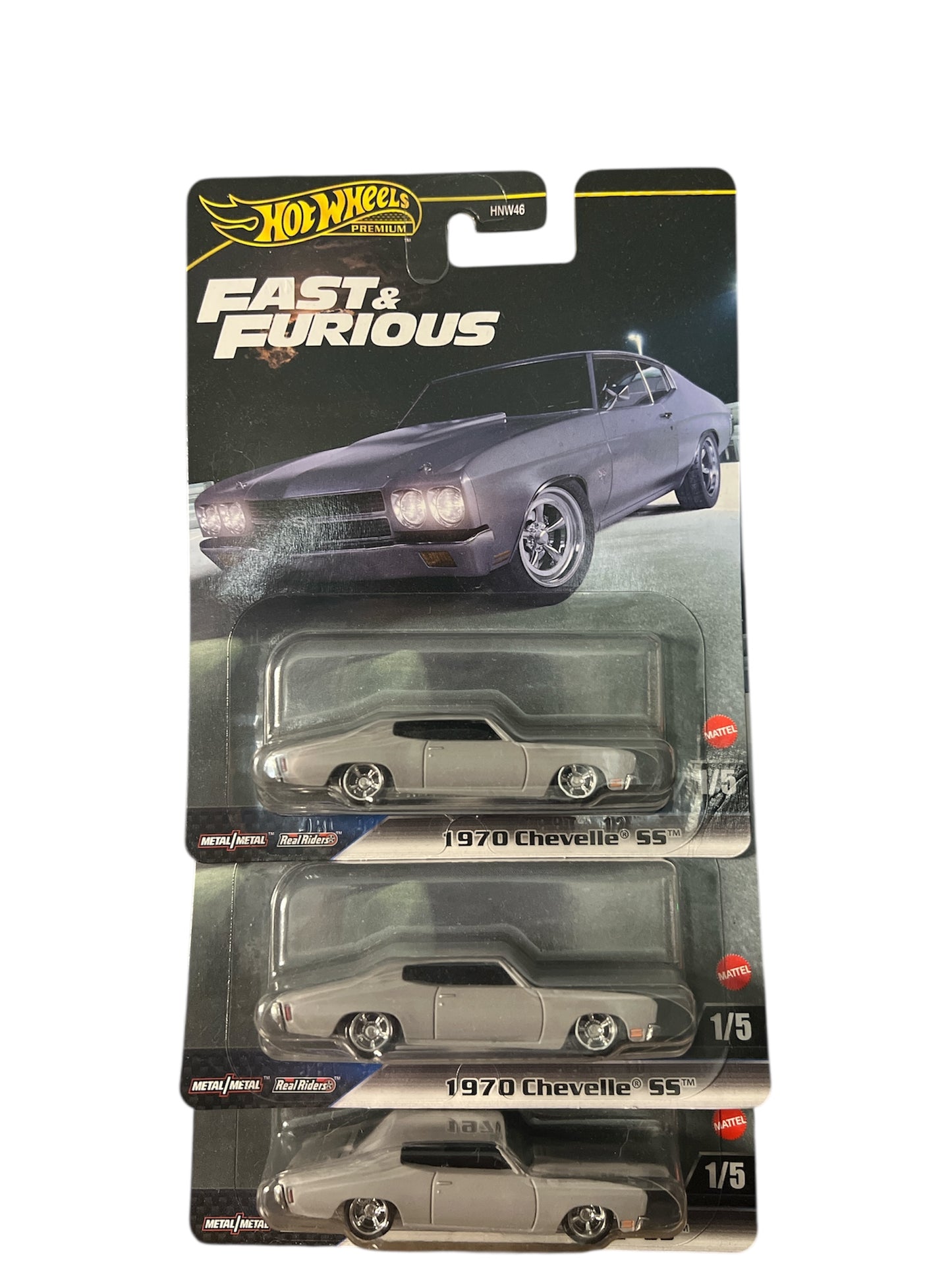 Hot Wheels Premium 2024 Fast & Furious 1970 Chevelle SS 1:64 Diecast Model Car.