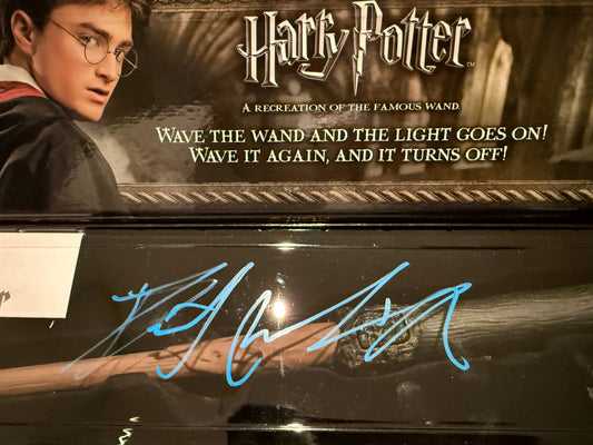 Daniel Radcliffe Signed HARRY POTTER Autographed Illuminating Wand.(Blue)