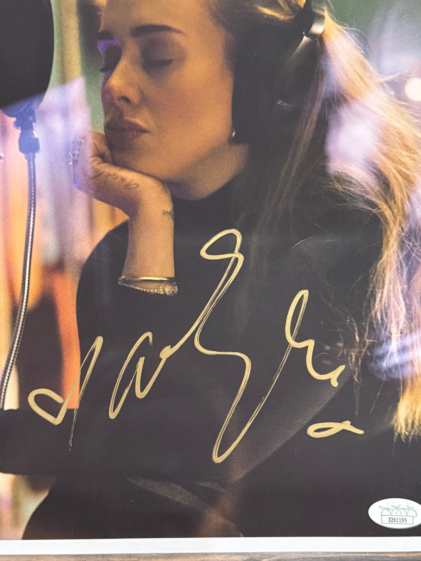 Adele Autographed 12x12 Photo (JSA Authenticated)