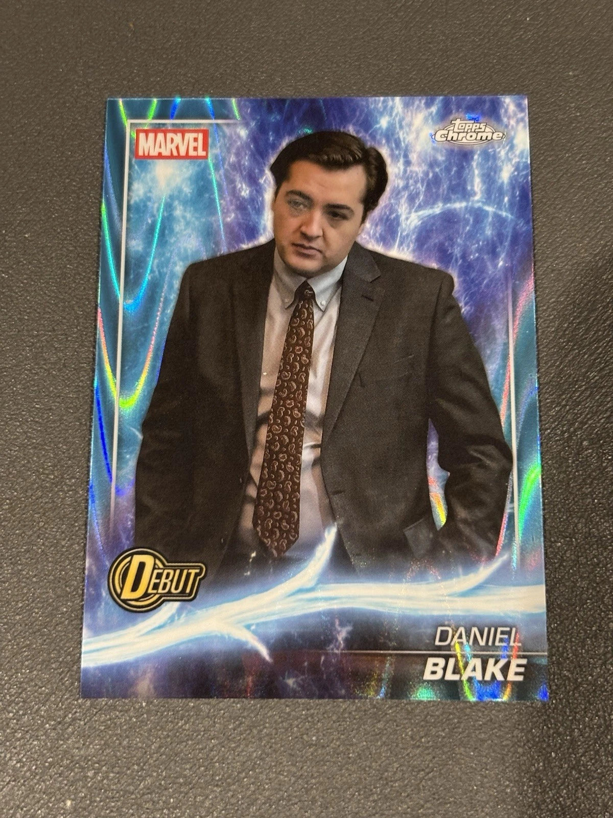 Daniel Blake 2025 Topps Chrome Marvel Studio #177 Sky Blue Raywave Refractor