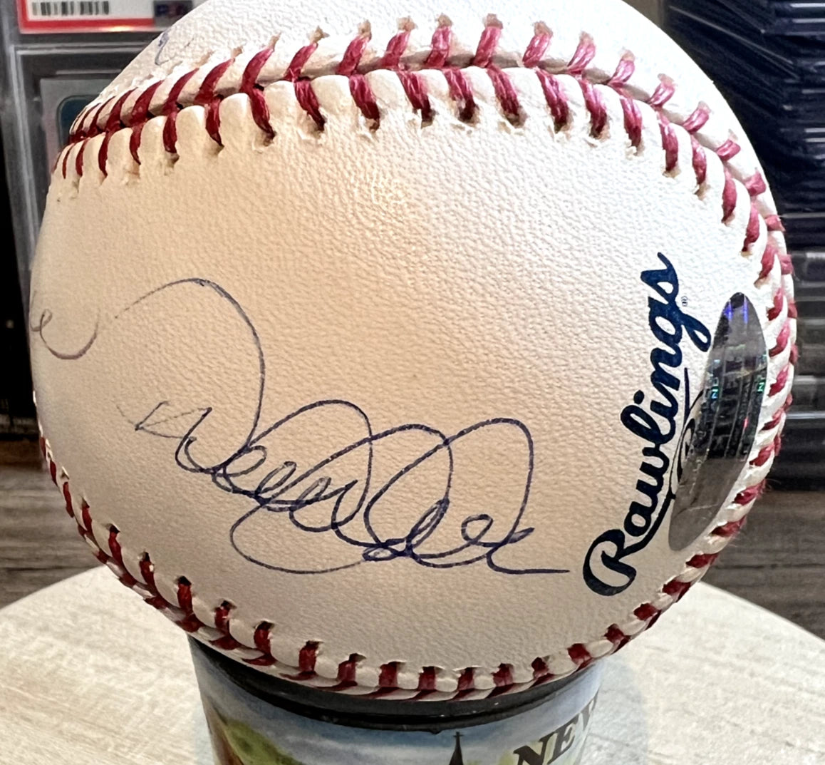 NY YANKEES CORE FOUR SIGNED PETTITTE, JETER, RIVERA POSADA, TORRE AUTH BY JSA
