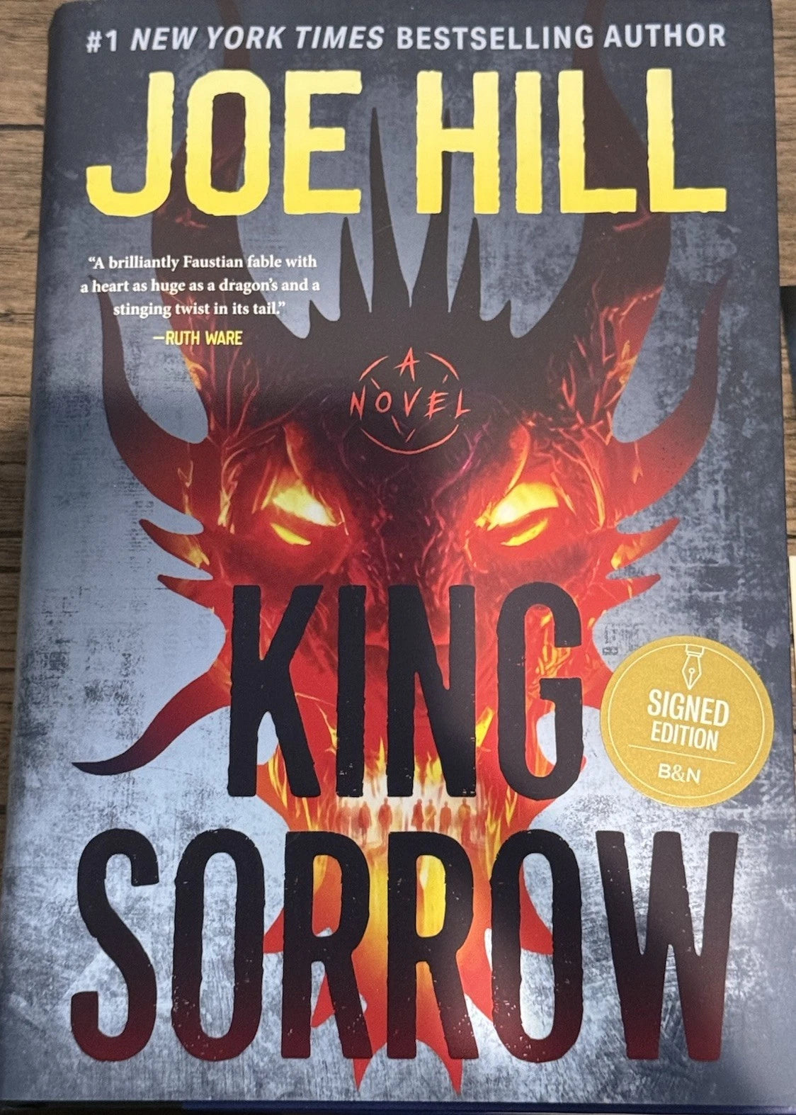 King Sorrow by Joe Hill SIGNED 1st HC DJ 2025 (with Doodle)