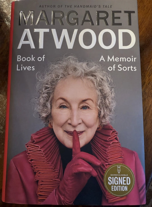 SIGNED Book of Lives: A Memoir of Sorts by Margaret Atwood Hardcover HC Book!