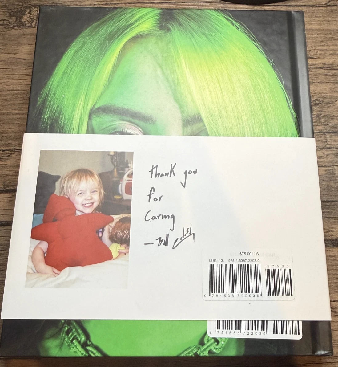 Billie Eilish (Signed Edition) - Hardcover By Eilish, Billie - NEW.  (JSA)