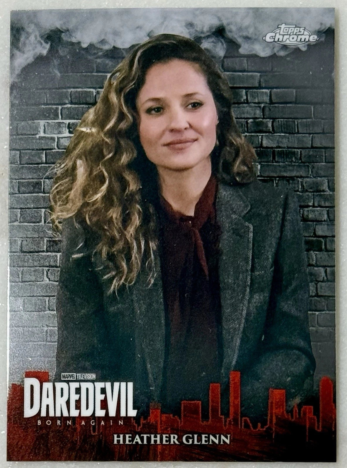 Heather Glenn 2025 Topps Chrome Marvel Studios Daredevil Born Again Insert #DD-8