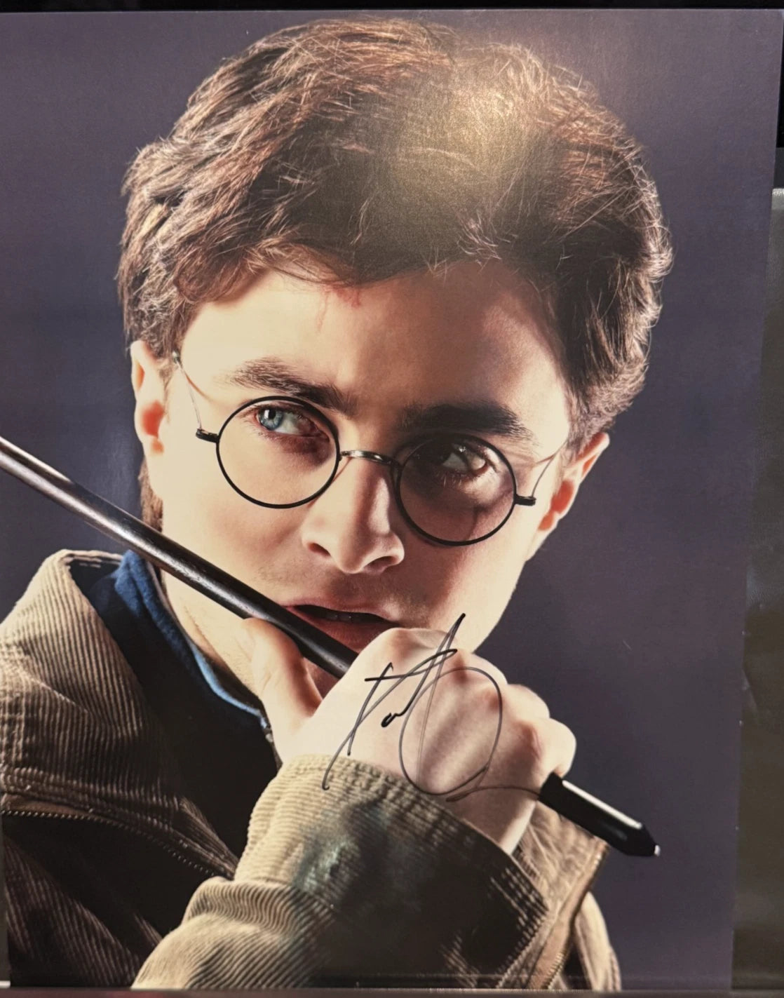 Daniel Radcliffe Signed Harry Potter  8.5x11 Photo