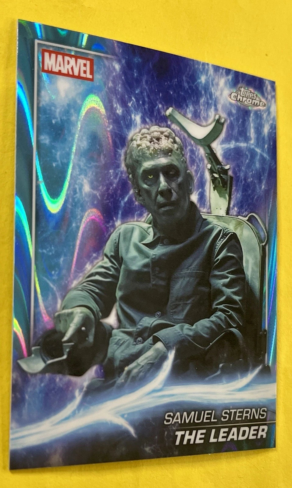 The Leader Samuel Sterns 2025 Topps Chrome Marvel Studios RAYWAVE REFRACTOR #173
