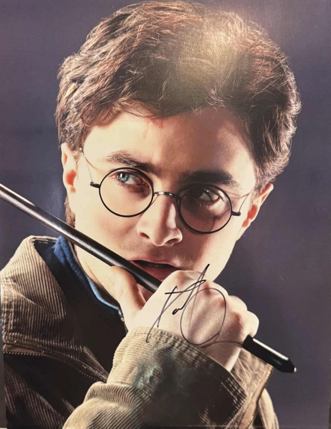 Daniel Radcliffe Signed Harry Potter  8.5x11 Photo