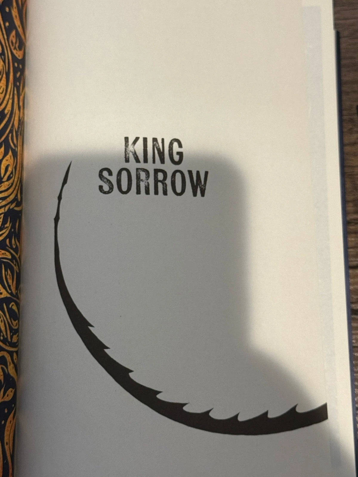 King Sorrow by Joe Hill SIGNED 1st HC DJ 2025 (with Doodle)
