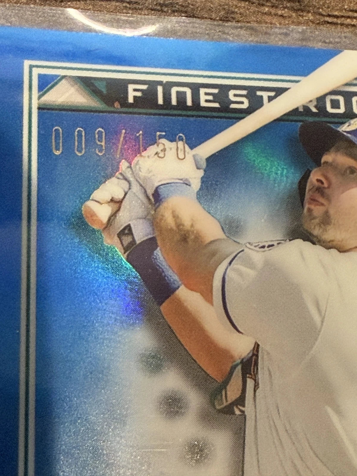 2022 Finest Cal Raleigh Rookie Design Variation Auto Blue Refractor /150 RC