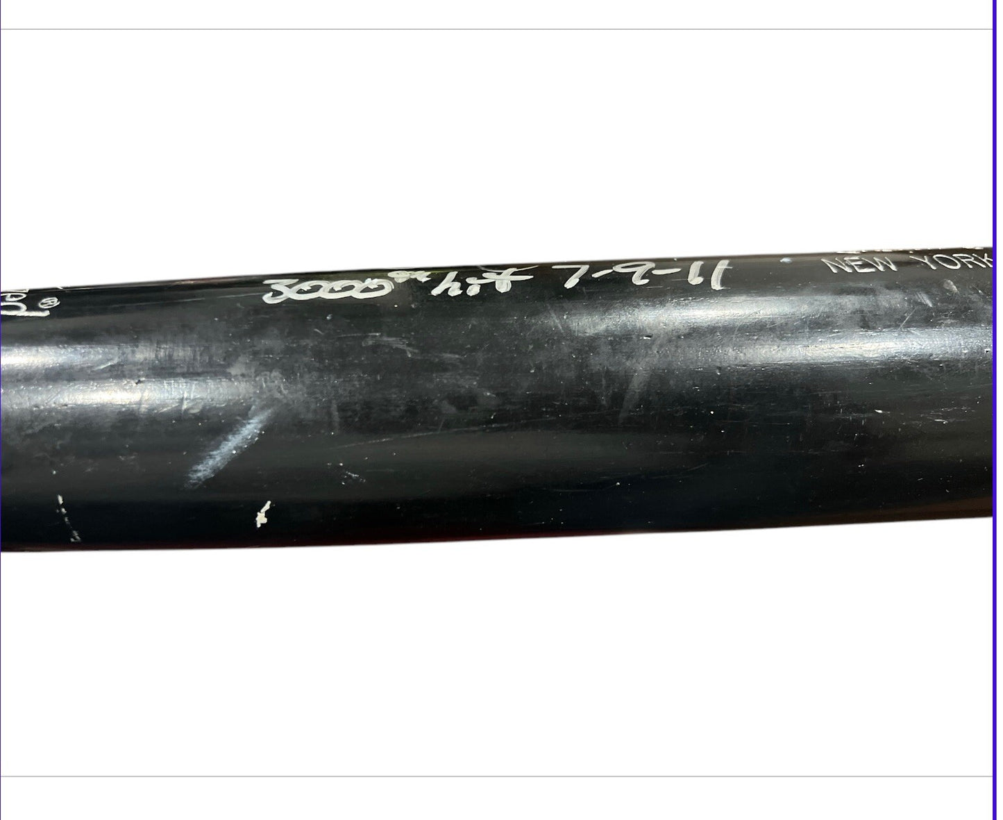 Derek Jeter Autographed Game Used Baseball Bat P72 New York Yankees.