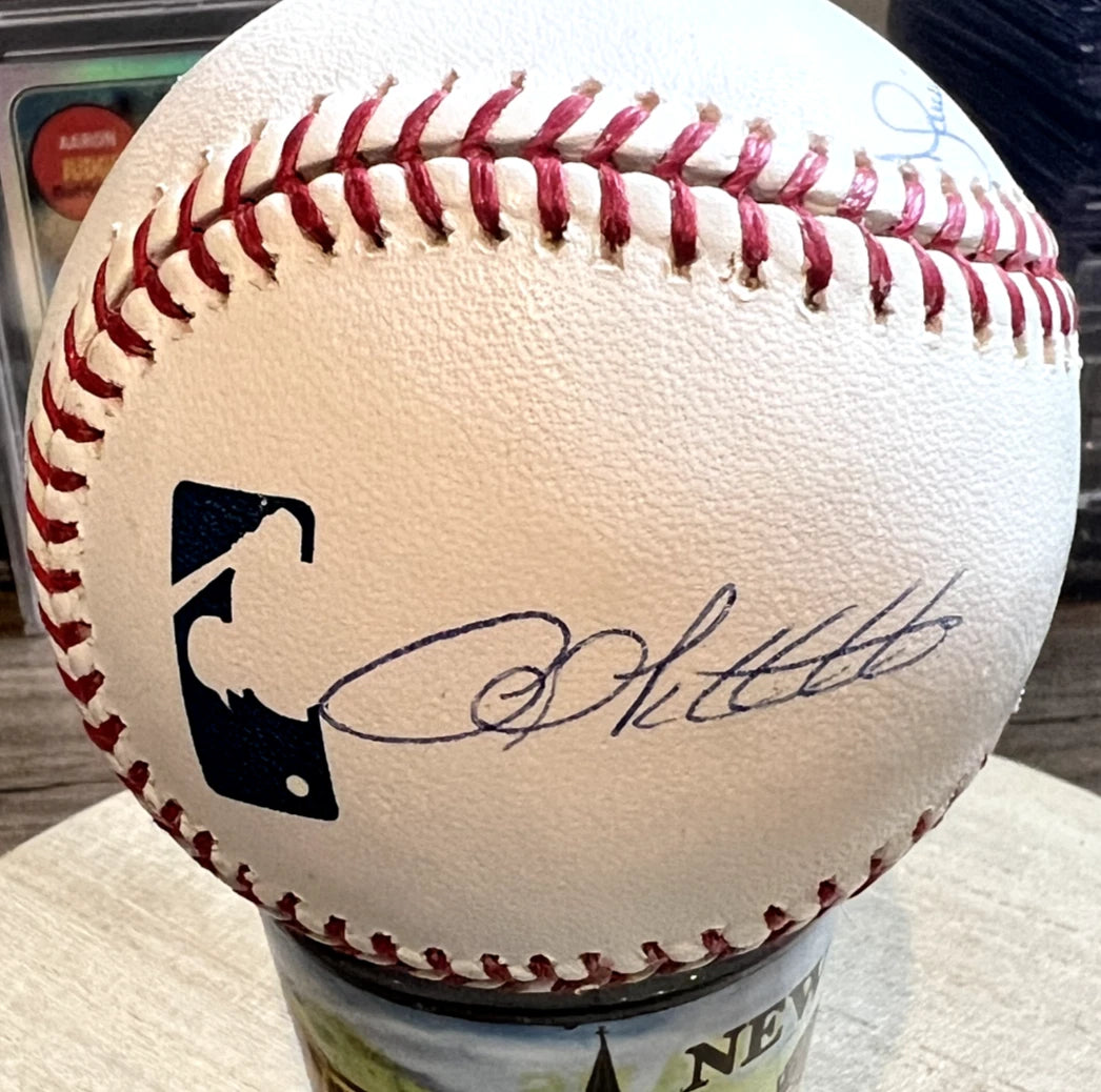 NY YANKEES CORE FOUR SIGNED PETTITTE, JETER, RIVERA POSADA, TORRE AUTH BY JSA