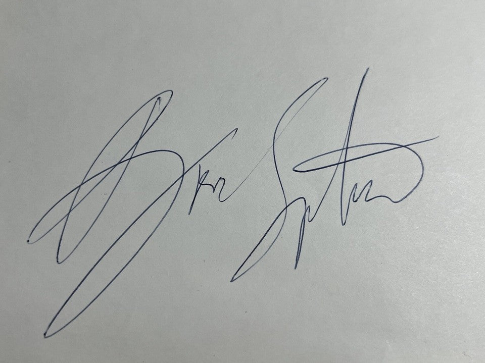 Bruce Springsteen Autographed  JSA Authenticated.