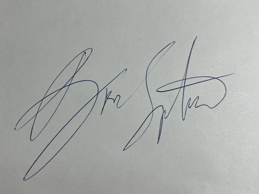 Bruce Springsteen Autographed  JSA Authenticated.