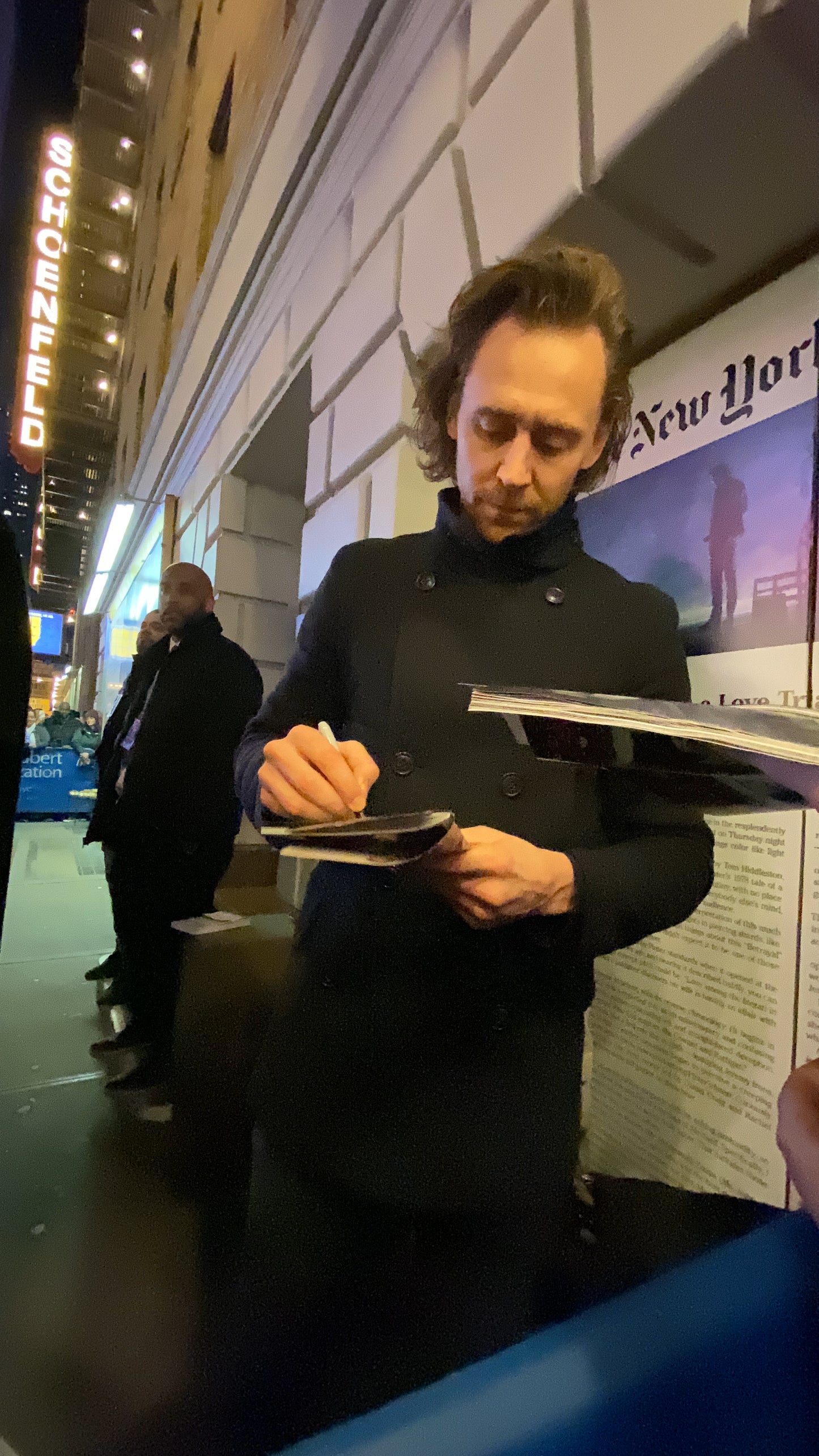 Tom Hiddleston Autographed Photo. (Loki)