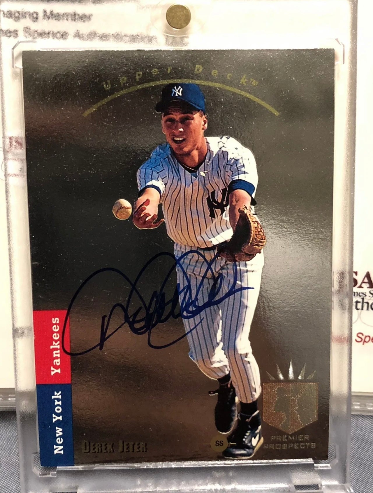 Derek Jeter Signed 1993 UD SP # 279 ROOKIE CARD GEM MINT CONDITIONS UPPER DECK