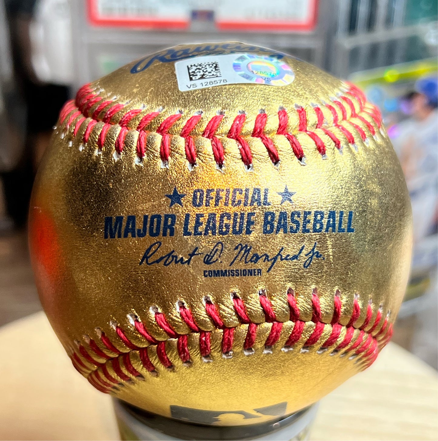 Anthony Volpe Autographed Gold Baseball