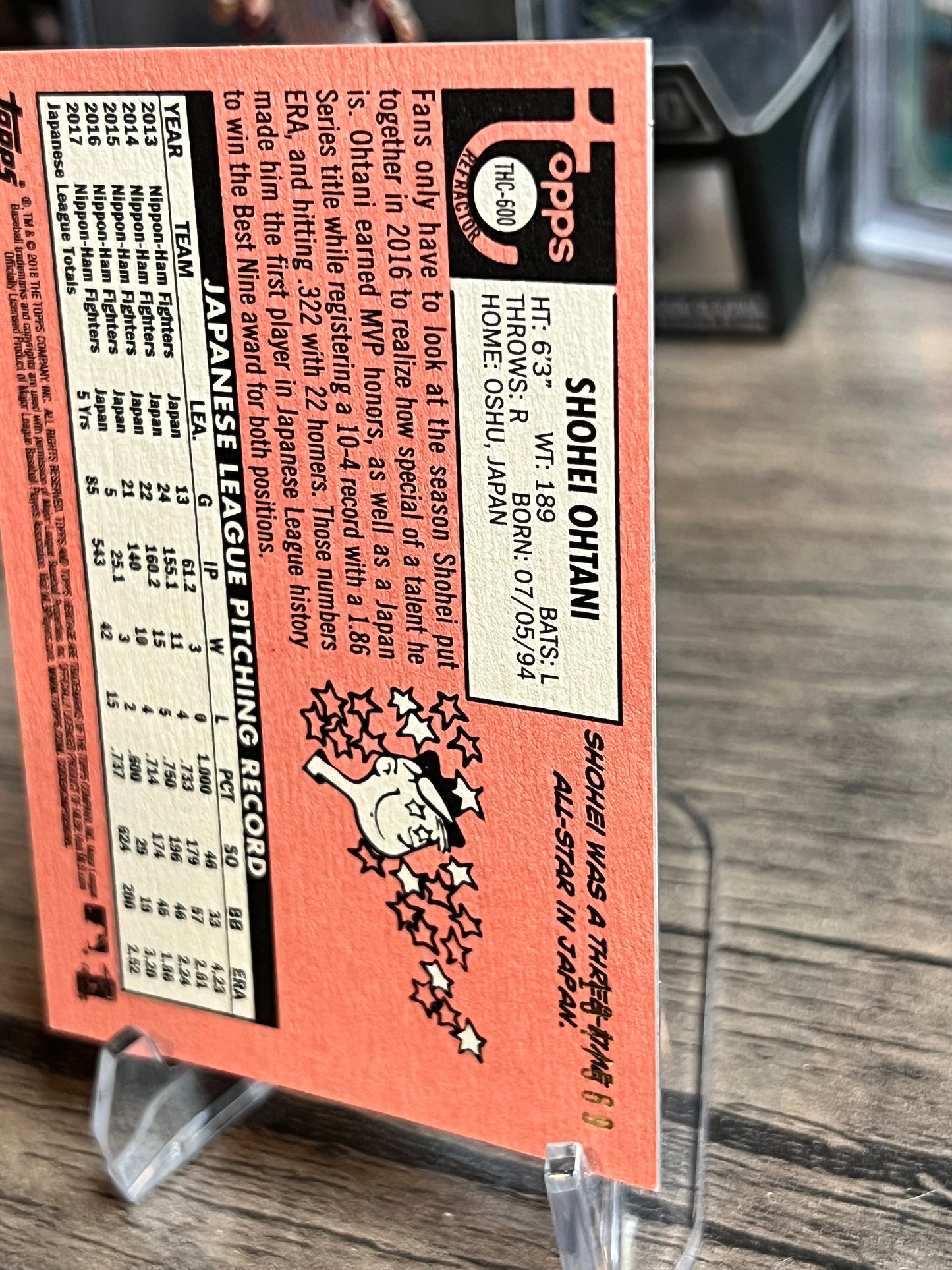 2018 Topps Heritage Shohei Ohtani RC Chrome Refractor #/569 Angels Rookie