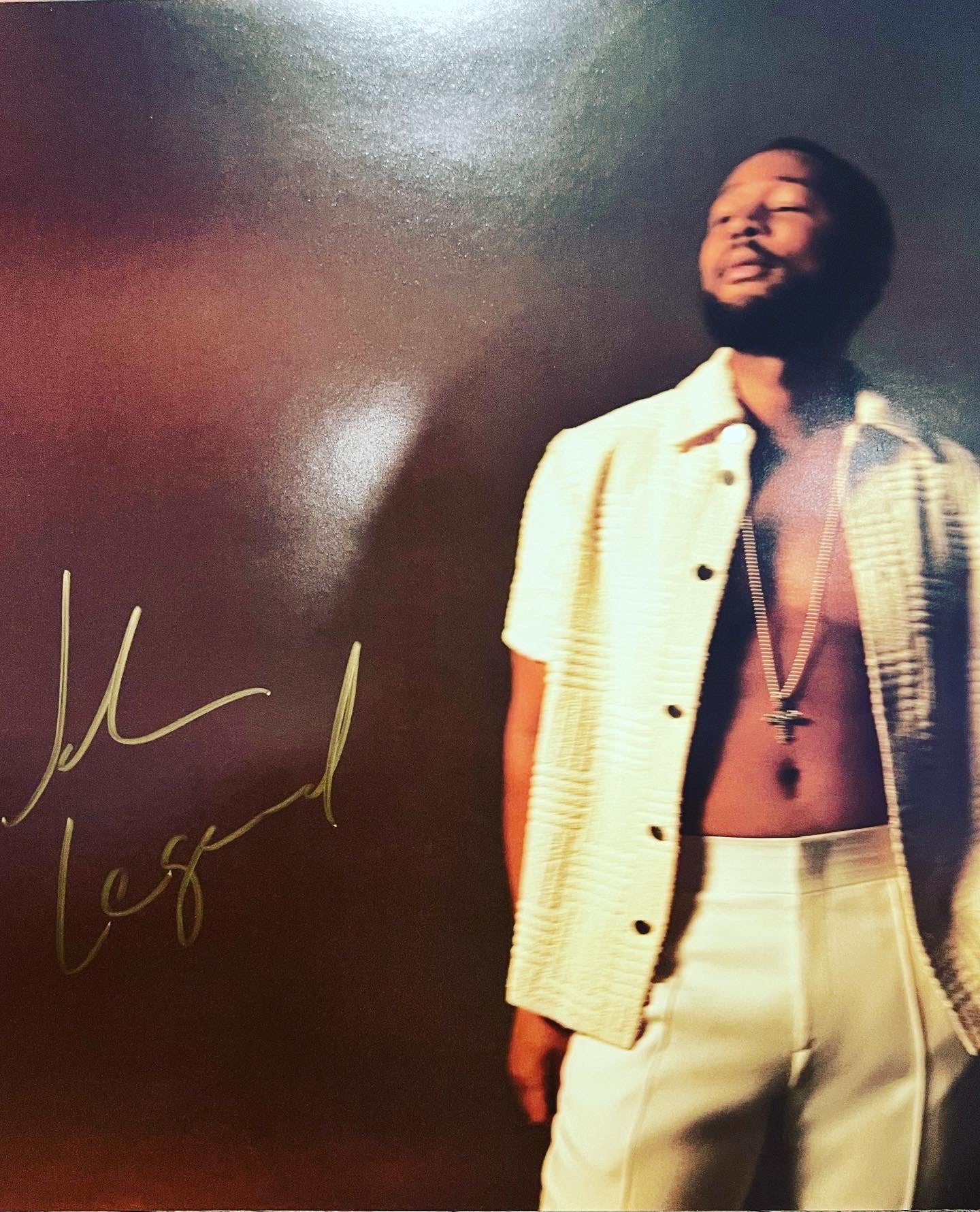 JOHN LEGEND Signed/Autographed "Legend" Insert Double Vinyl LP New Sealed