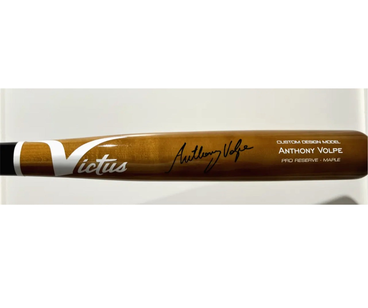 Anthony Volpe Yankees Signed Game Model Victus Bat Rookie Autograph Fanatics MLB
